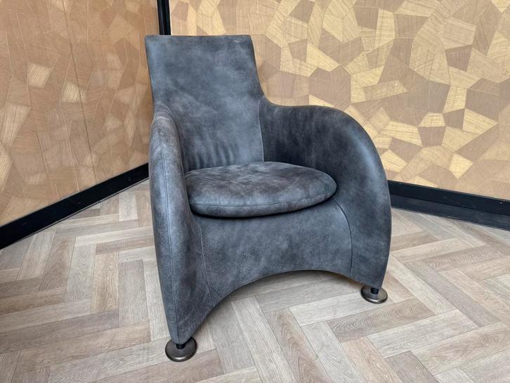 Prachtige Montis Loge, Buffel leer, Nieuwstaat!, Huis en Inrichting, Fauteuils, Zo goed als nieuw, 50 tot 75 cm, 75 tot 100 cm