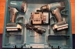 Makita Accu Schroef boor machine + Zaklamp Set, Doe-het-zelf en Verbouw, Gereedschap | Boormachines, Gebruikt, Variabele snelheid