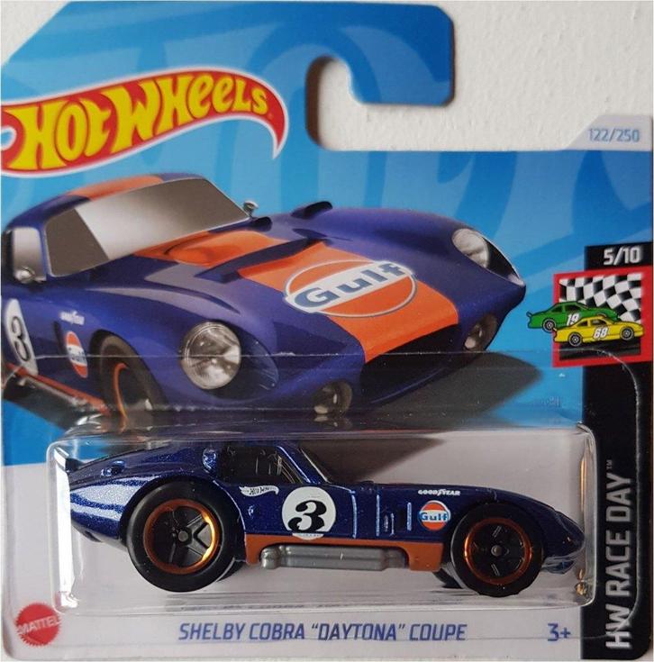 2024 Hot Wheels Shelby Cobra "Daytona" Coupe, Kinderen en Baby's, Speelgoed | Speelgoedvoertuigen, Nieuw, Ophalen of Verzenden