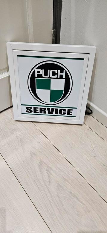 Puch service lichtbak led brommer reclame mancave garage beschikbaar voor biedingen