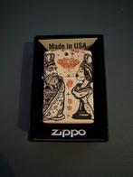 Zippo Schaak Design - Zeer Goede Staat, Ophalen of Verzenden, Zo goed als nieuw, Aansteker