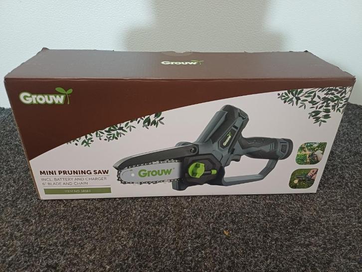 electrische snoei hand kettingzaag, Tuin en Terras, Hand-tuingereedschap, Zo goed als nieuw, Overige soorten, Ophalen of Verzenden
