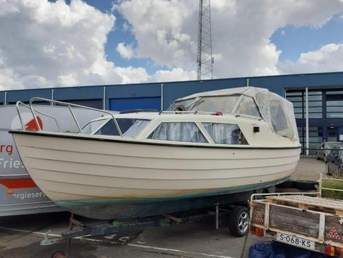 NIDELV 24  SPITSGATTER  OPKNAPPER  YANMAR 3 CIL.DIESEL, Watersport en Boten, Motorboten en Motorjachten, Gebruikt, Polyester, 6 tot 9 meter