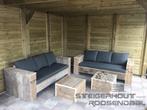 Steigerhouten Loungeset Tegen ACTIE Prijzen SHOWROOM OPEN, Bank, Steigerhout, Nieuw, Ophalen of Verzenden