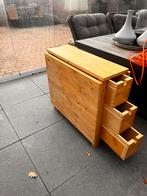 Norden klaptafel met 6 lades, Ophalen, 100 tot 150 cm, 50 tot 100 cm, Zo goed als nieuw