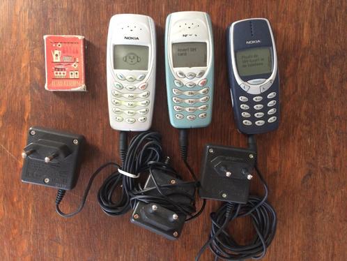 4 x Nokia 3310 3410 vintage oud eenvoudig simpel mobieltjes, Verzamelen, Elektronische Apparatuur, Overige typen, Ophalen of Verzenden