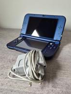 New Nintendo 3DS XL Blauw, Spelcomputers en Games, Spelcomputers | Nintendo 2DS en 3DS, Ophalen of Verzenden, Gebruikt, Blauw