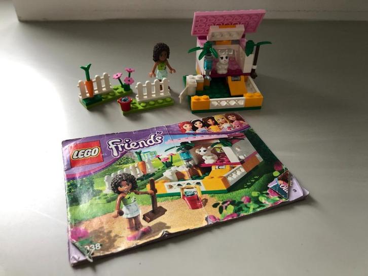 LEGO Friends Andrea's Konijnenhok – 3938, Kinderen en Baby's, Speelgoed | Duplo en Lego, Zo goed als nieuw, Lego, Complete set