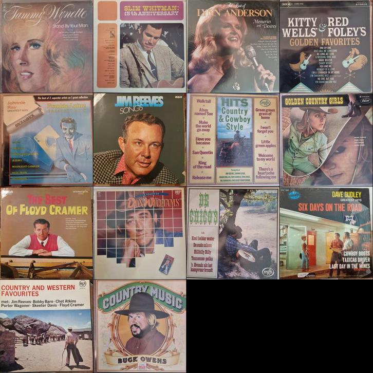 LP's - diverse - COUNTRY & WESTERN - zie omschrijving #7, Cd's en Dvd's, Vinyl | Pop, Gebruikt, 1960 tot 1980, 12 inch, Ophalen