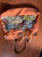 Mooie italiaanse tas, Ophalen of Verzenden, Zo goed als nieuw, Oranje