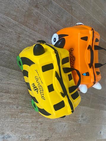 Twee Trunki kinderkoffertjes – Geel & Oranje beschikbaar voor biedingen