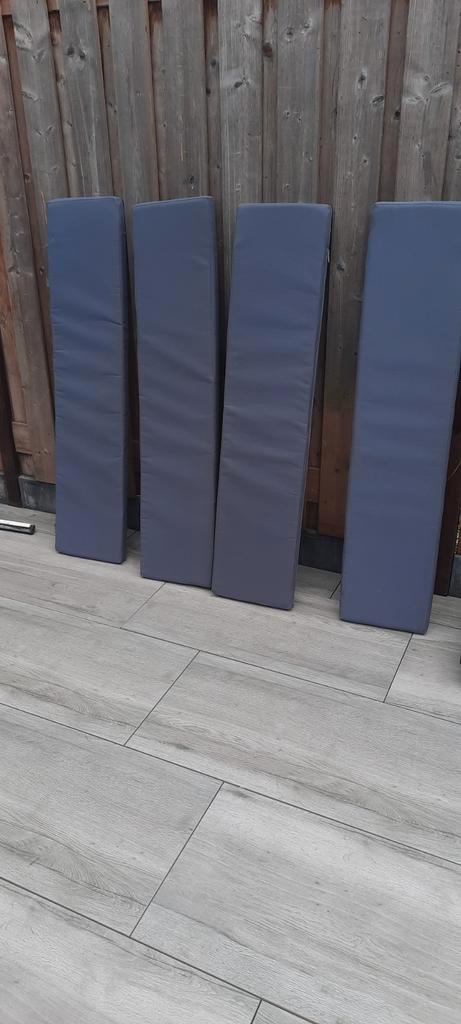 kussens 4x voor picknicktafel o.i.d, Tuin en Terras, Tuinmeubel-accessoires, Gebruikt, Ophalen