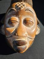 Afrikaans Masker - Handgesneden Hout, Ophalen of Verzenden
