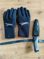 Scubapro handschoenen maat M + Dolfin duikmes, Watersport en Boten, Duiken, Ophalen, Gebruikt, Overige typen