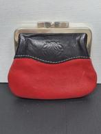 Vintage leren knip, portemonnee, Sieraden, Tassen en Uiterlijk, Portemonnees, Bruin, ., Ophalen of Verzenden, .