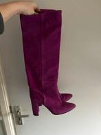 Fantastische paarse suède hoge laarzen van Toral maat 41, Ophalen of Verzenden, Gedragen, Overige kleuren, Hoge laarzen