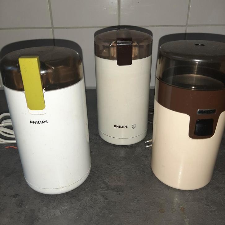 3 Vintage Philips Koffiemolens - Nieuw!, Witgoed en Apparatuur, Koffiemachine-accessoires, Nieuw, Ophalen of Verzenden