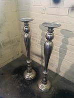 Twee grote kandelaars zilver, Ophalen of Verzenden, Zilver
