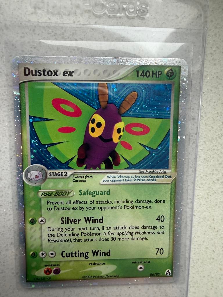 Dustox ex LM 86 Pokemon kaart, Ophalen of Verzenden, Zo goed als nieuw