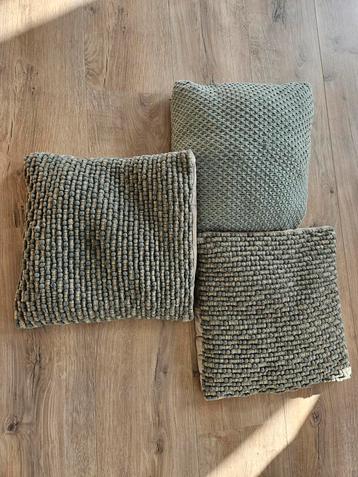Set van 3 sierkussens - Groen beschikbaar voor biedingen