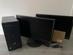HP ProDesk 490 G2 MT - 2 Monitoren - Windows 10 Pro, Ophalen, Gebruikt, 8 GB, HP