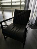 Fauteuil donkerbruin met gebruikerssporen, Huis en Inrichting, Ophalen, 75 tot 100 cm, Minder dan 150 cm