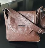 ANTICHIC leren tas, bruin, Ophalen of Verzenden, Zo goed als nieuw, Bruin
