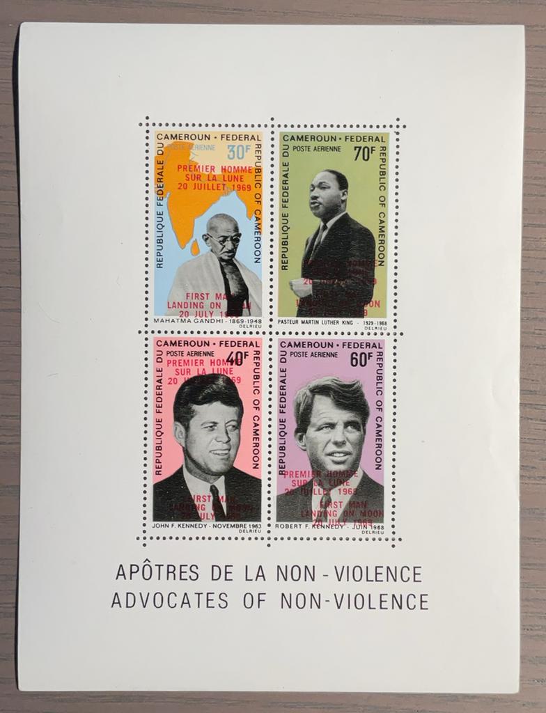 Kameroen - kennedy, king en gandhi, Postzegels en Munten, Ophalen of Verzenden, Overige landen, Postfris