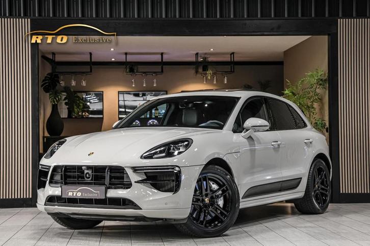 Porsche Macan 2.9 Turbo|Krijtgrijs|Pano|Leder|Chrono|Luchtv., Auto's, Porsche, Bedrijf, Te koop, Macan, 360° camera, 4x4, ABS