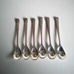 6 prachtige  verzilverde  H  Hooykaas lepeltjes, Ophalen of Verzenden, Zilver
