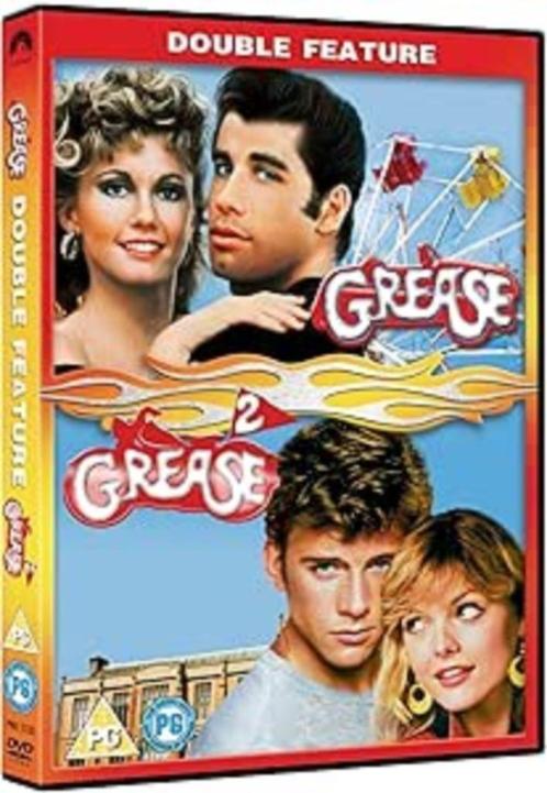 Grease 1 en 2, Cd's en Dvd's, Dvd's | Klassiekers, Zo goed als nieuw, Ophalen