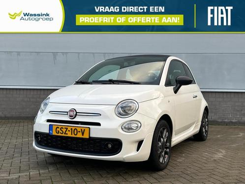 Fiat 500C 1.0 70pk Hybrid Sport | Cabrio | Sportstuur | Half, Auto's, Fiat, Bedrijf, Te koop, 500C, ABS, Airbags, Android Auto