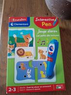 ~ Clementoni - Interactieve Pen - Jonge Dieren Puzzel, Ophalen of Verzenden, Gebruikt, Puzzelen, Met geluid