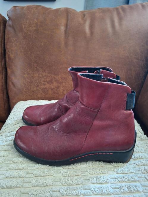 ✅ Bordeaux rode Wolky enkellaarzen maat 37, Kleding | Dames, Schoenen, Zo goed als nieuw, Lage of Enkellaarzen, Rood, Ophalen of Verzenden