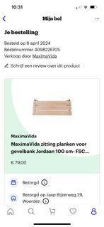 Uitklap bankje, Minder dan 30 cm, Minder dan 60 cm, Rond, Nieuw