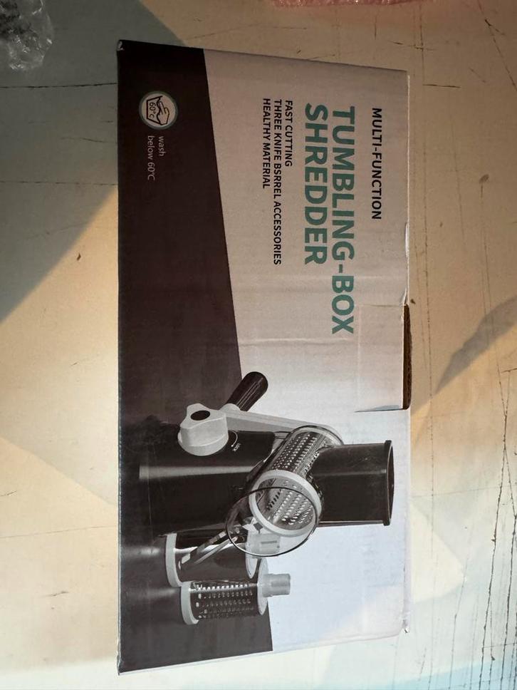 Tumbling Box Shredder - Groentesnijder, Huis en Inrichting, Keuken | Keukenbenodigdheden, Nieuw, Ophalen of Verzenden