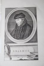 18e eeuws portret van Erasmus, Antiek en Kunst, Ophalen of Verzenden