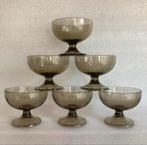 6 rookglas champagne glazen / ijscoupes / cocktails, Verzamelen, Ophalen of Verzenden, Overige typen