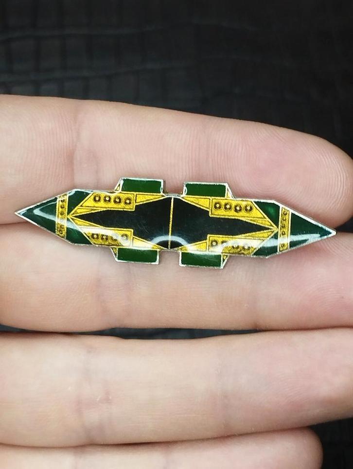 Prachtige vintage Art Deco broche, Sieraden, Tassen en Uiterlijk, Broches, Zo goed als nieuw, Overige materialen, Zilver, Ophalen of Verzenden