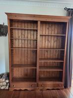 Geloogd grenen servieskast / boekenkast., Huis en Inrichting, Kasten | Buffetkasten, Ophalen, Gebruikt, 25 tot 50 cm, 150 tot 200 cm
