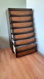 Houten Ladenkast met 7 Lades, Huis en Inrichting, Kasten | Ladekasten, Ophalen, 5 laden of meer, 50 tot 100 cm, Minder dan 100 cm