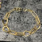 18 karaat gouden armband prachtig model, Ophalen of Verzenden, Zo goed als nieuw, Goud