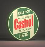 Castrol vintage lamp, Verzamelen, Merken en Reclamevoorwerpen, Ophalen of Verzenden, Lichtbak of (neon) lamp