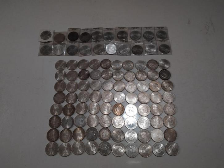 Tip️❤️ 100x zilveren 10 gulden 1970 1973 zilver tientje tien, Postzegels en Munten, Munten | Nederland, Losse munt, 10 gulden