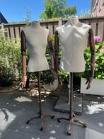 2x Vintage paspop  Bonaveri m/v met houten armen en onderste, Ophalen, Gebruikt