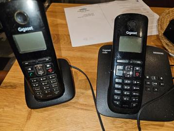 2 Gigaset Telefoons - Gebruikt beschikbaar voor biedingen