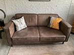 Stoere Bruine 2,5 zits van Goossens, Huis en Inrichting, Banken | Bankstellen, Ophalen, Minder dan 75 cm, 150 tot 200 cm, Tweepersoons
