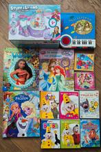 Diverse boeken dvd cd Frozen Bumba Bobo Woezel Pip Vaiana, Verzenden, Gebruikt, Taal en Lezen, Met geluid