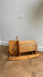Vintage houten schommelolifant, Kinderen en Baby's, Speelgoed | Hobbelfiguren, Ophalen of Verzenden, Zo goed als nieuw
