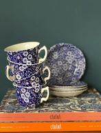 Burleigh Calico set van 4 kop en schotels, Verzenden, Overige stijlen, Kop(pen) en/of Schotel(s)